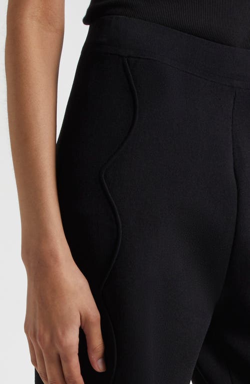 Shop Ulla Johnson Asher Straight Leg Pants In Noir