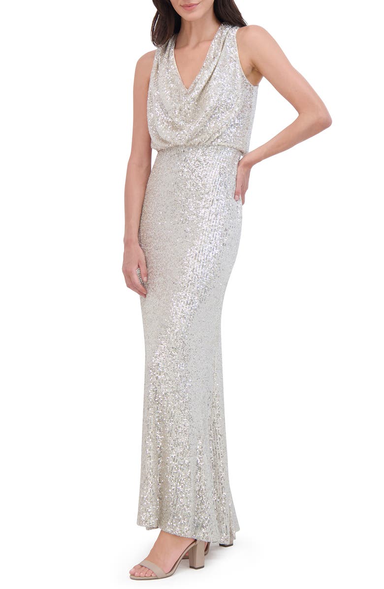 Eliza J Sequin Gown, Alternate, color, 