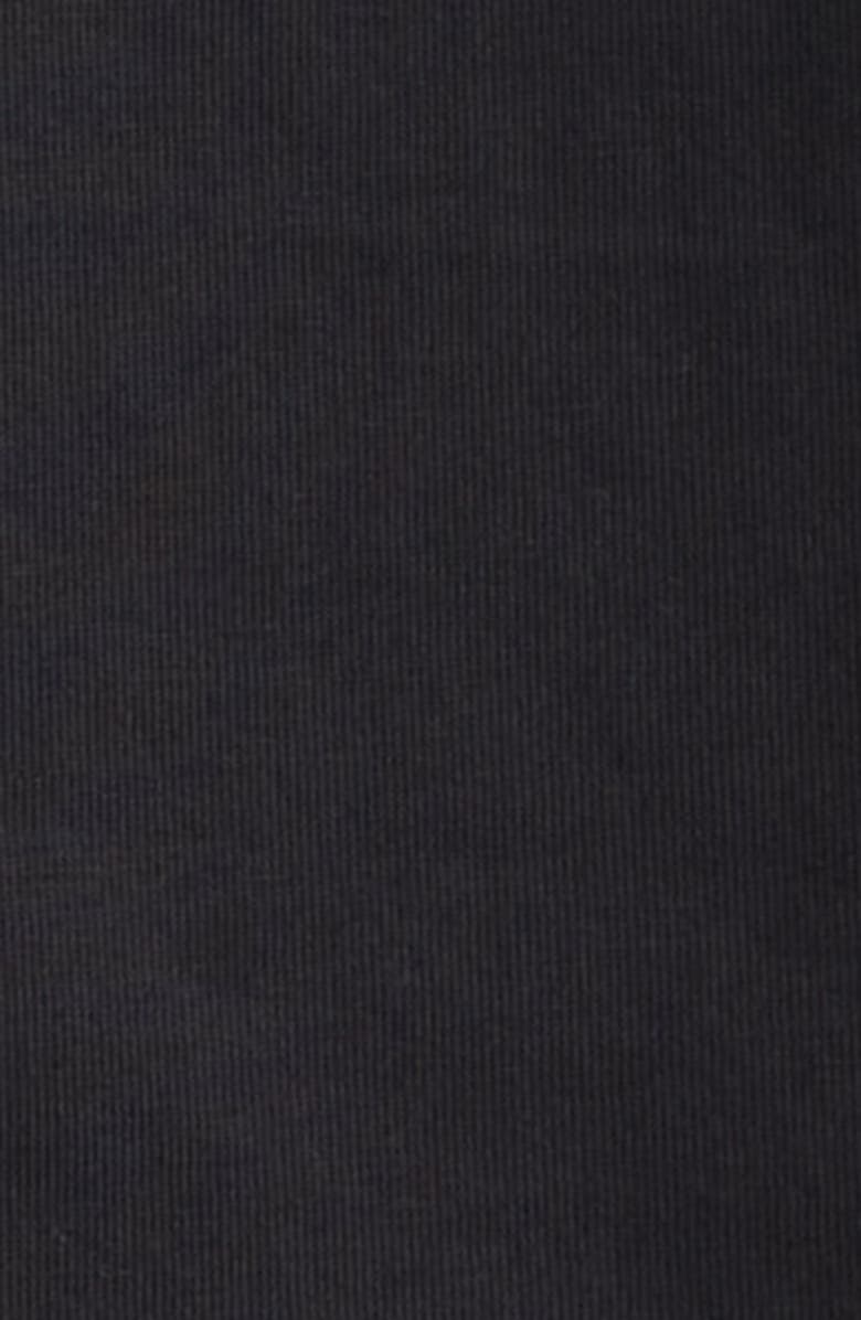 Balmain Paris Logo Graphic Crop T-Shirt, Alternate, color, Eab Blk/ White