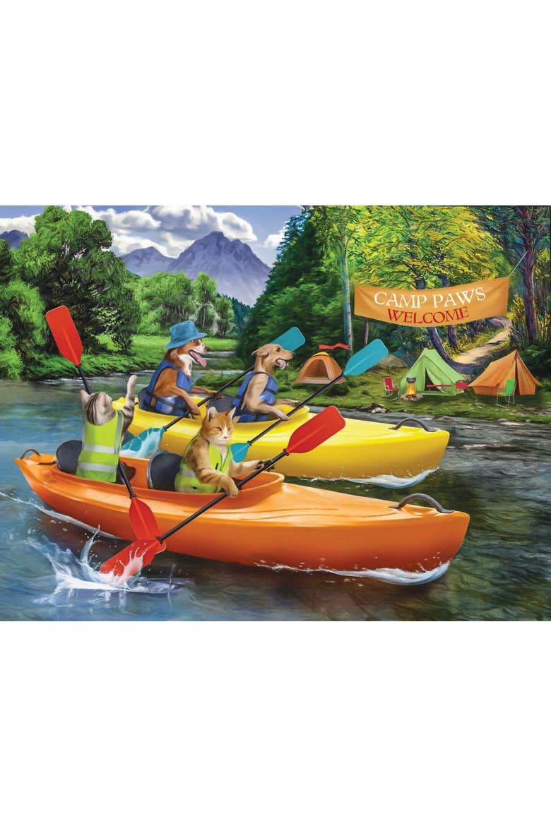 Welcome to Camp Paws 300 piece Jigsaw Puzzle for Adults, Alternate, color, Multicolor