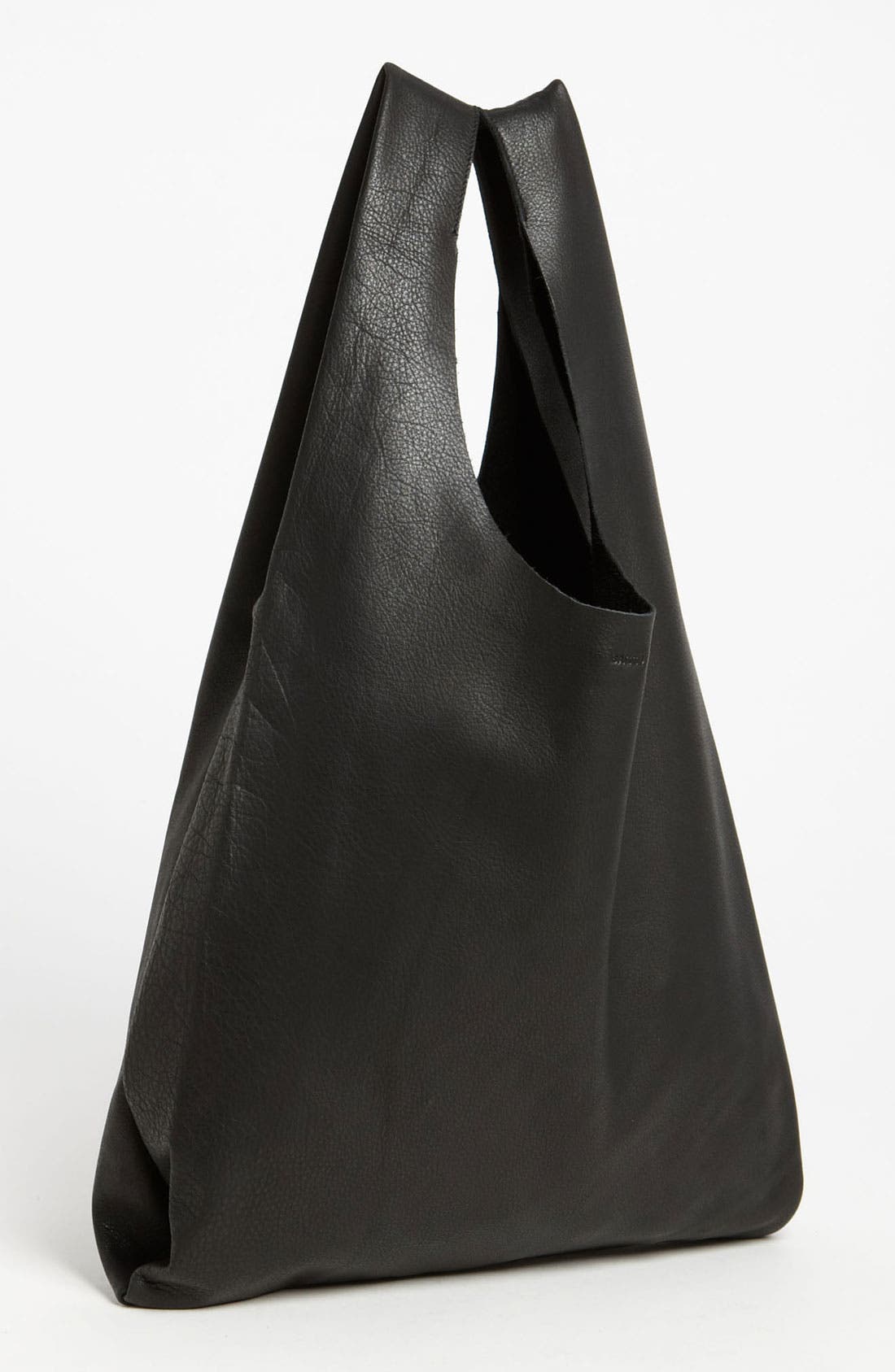 Baggu <sup>®</sup> 'Medium' Leather Shoulder Bag, Main, color, 