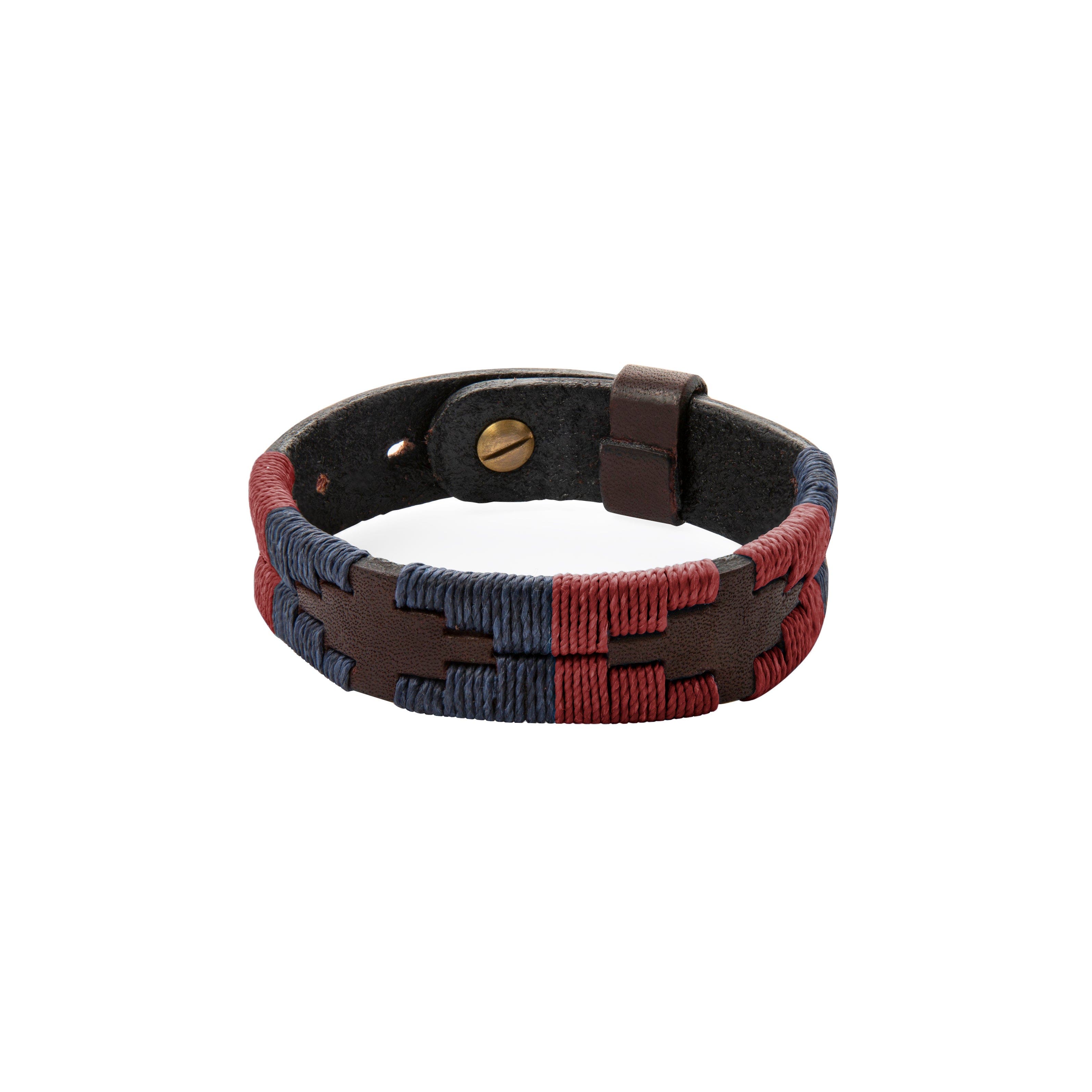 selected Brown/Burgundy/Navy