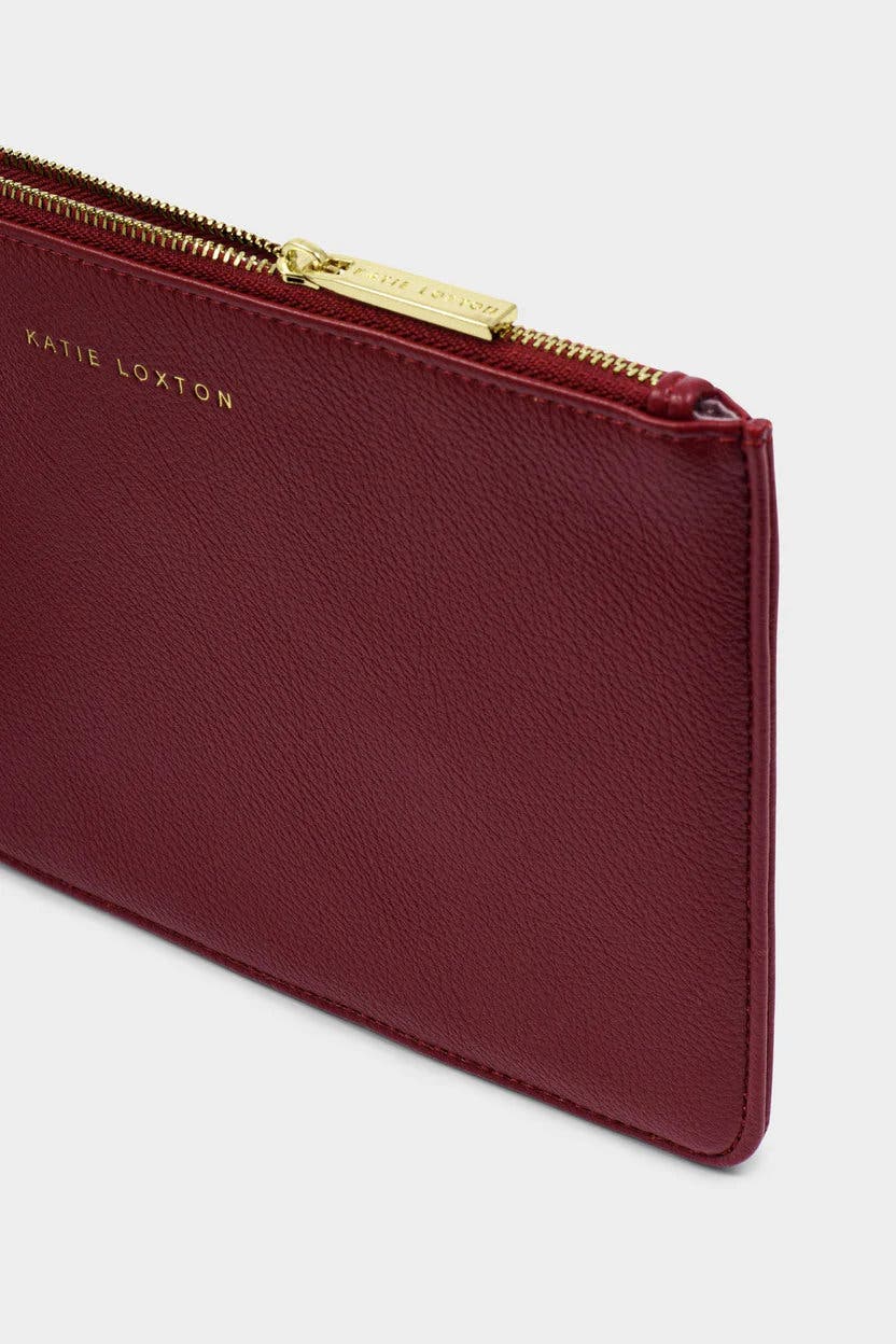 Katie Loxton Hallie Wristlet Pouch in Cherry, Alternate, color, Cherry