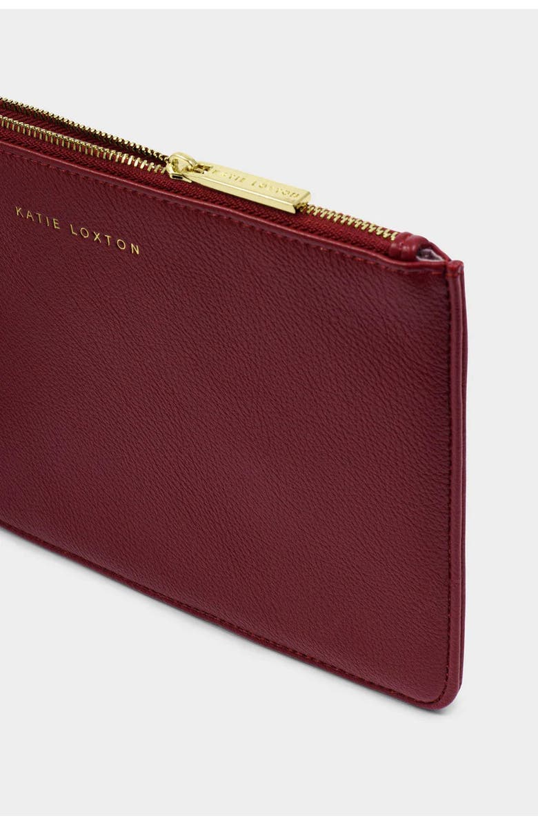 Katie Loxton Hallie Wristlet Pouch in Cherry, Alternate, color, Cherry