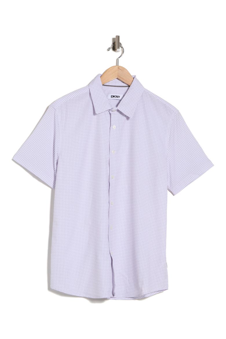 Jackson Short Sleeve Button-Up Shirt, Alternate, color, PINK BUD