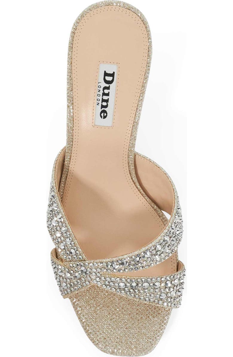 Dune London Monette Sandal, Alternate, color, Gold