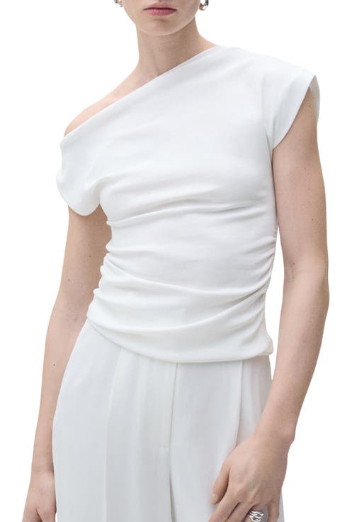 Drape One-Shoulder Top