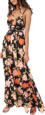 Free People Wisteria Floral Sleeveless Maxi Dress