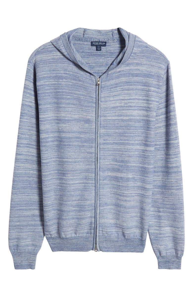 Peter Millar Crown Crafted Ravello Merino Wool Blend Zip Hoodie, Alternate, color,