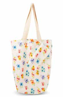 Core Home Floral Canvas Tote Bag