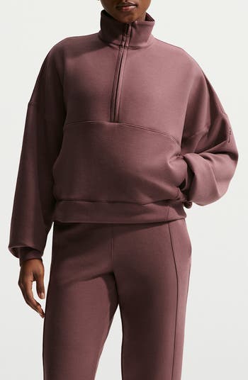 Nike 24.7 ImpossiblySoft Dri-FIT Oversize Half Zip Top | Nordstrom