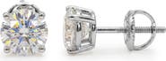 SIMONA 6mm Round Moissanite Stud Earrings