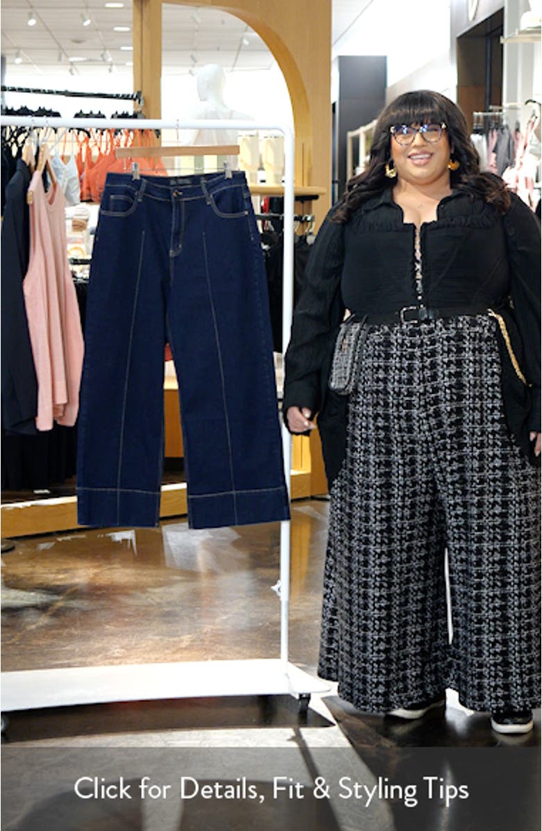 Millie Crop Wide Leg Jeans, sales video thumbnail