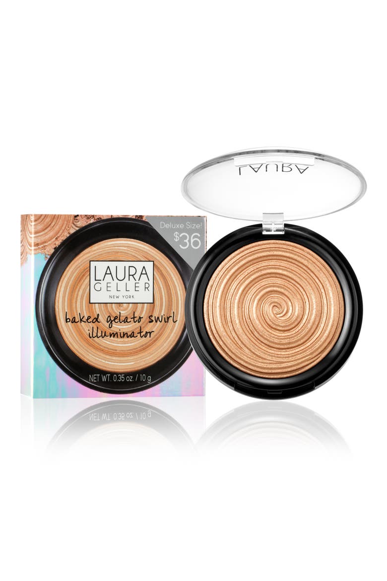Supersize Gilded Honey Baked Gelato Swirl Illuminator (Nordstrom Exclusive), Alternate, color, NO COLOR