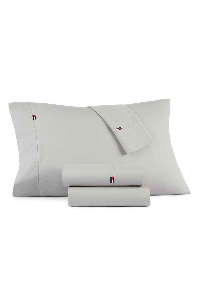 Tommy Hilfiger Signature 200 Thread Count Cotton Sheet Set, Main, color,