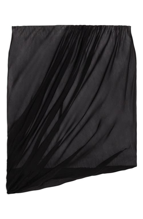 Helmut Lang Bubble Silk Miniskirt