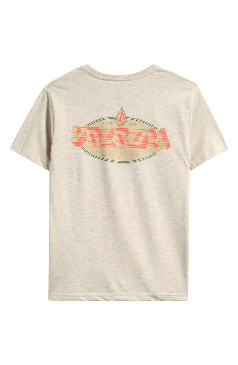 Volcom Kids' Tumbled Graphic T-Shirt, Alternate, color, Oatmeal Heather