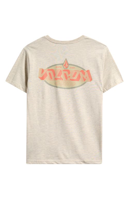 Volcom Kids' Tumbled Graphic T-shirt In Neutral
