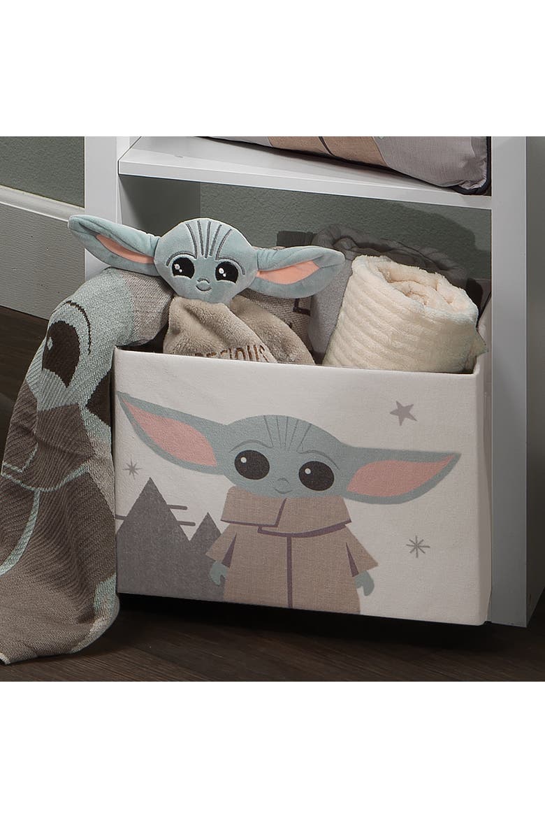 Star Wars Grogu/Baby Yoda Foldable/Collapsible Storage Bin/Basket, Alternate, color, Taupe
