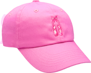 Bits & Bows Ballet Slippers Twill Bow Baseball Hat