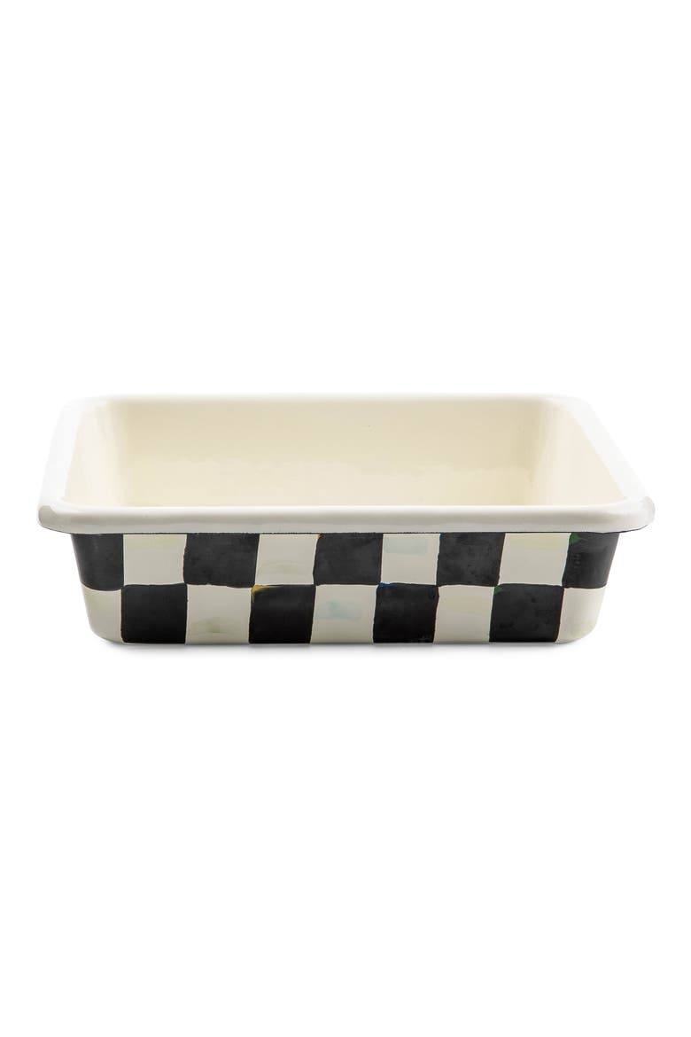Courtly Check Baking Pan, Alternate, color, BLACK/ WHITE