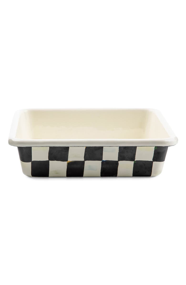 MACKENZIE CHILDS Courtly Check Baking Pan, Alternate, color, Black/ White