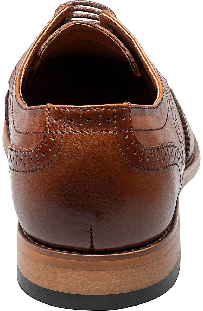 Stacy Adams David Wingtip Derby, Alternate, color, Cognac