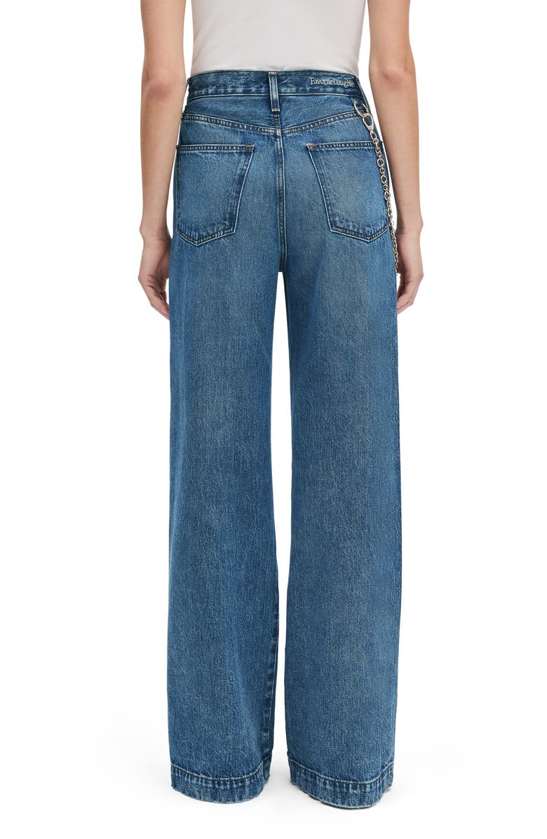 Favorite Daughter The Masha Superhigh Waist Wide Leg Jeans, Alternate, color, Dillion