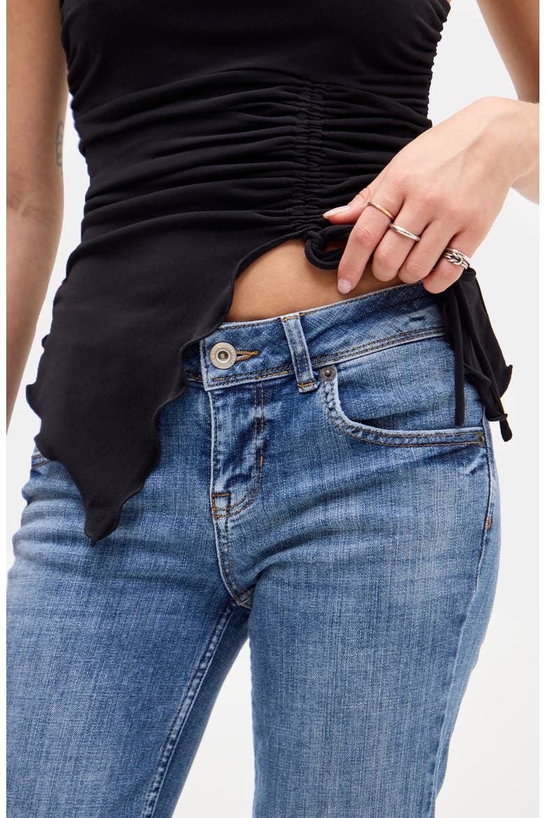 Brooke Low Rise Flare Jeans, Alternate, color, MID VINTAGE