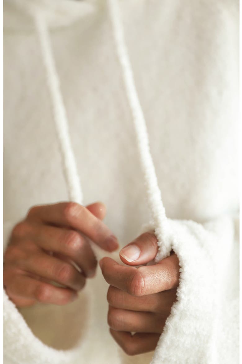 Snug Blanket Hoodie, Alternate, color, OFF WHITE