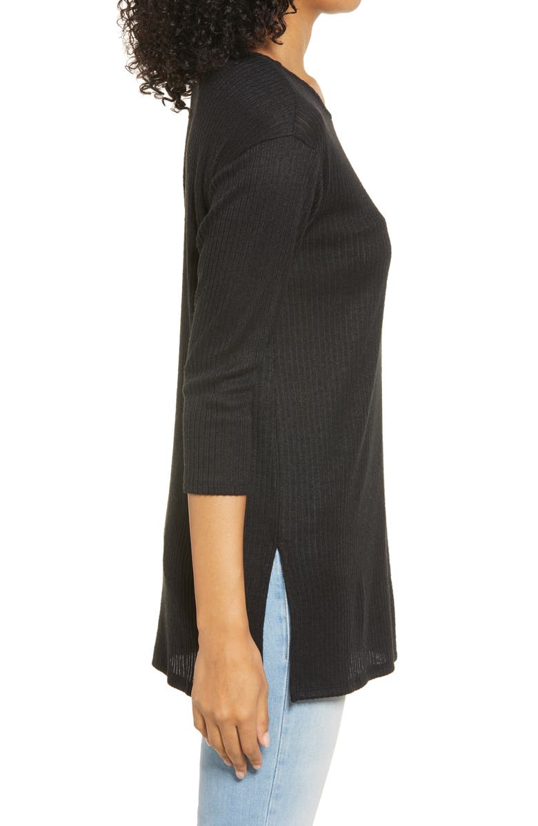 Bobeau Ribbed Tunic, Alternate, color,