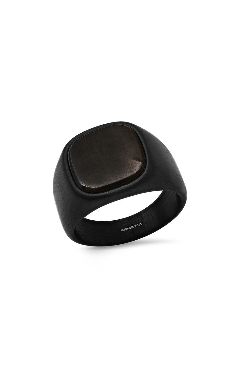 HMY JEWELRY Men's Signet Ring, Main, color, 