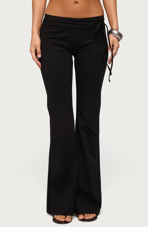 Junipar Tie Waist Flare Pants