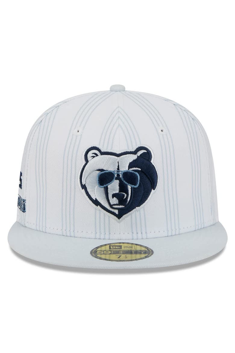 Men's New Era White Memphis Grizzlies 2025/26 City Edition Alternate 59FIFTY Fitted Hat, Alternate, color, White