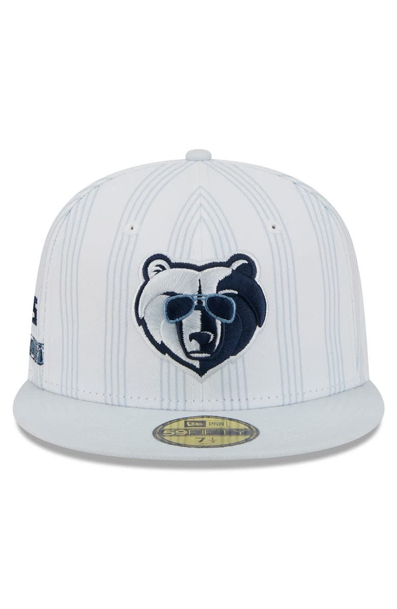 New Era Men's New Era White Memphis Grizzlies 2025/26 City Edition Alternate 59FIFTY Fitted Hat, Alternate, color, White