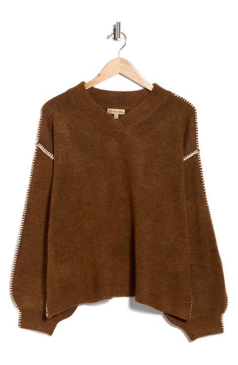 Blanket Stitch Sweater