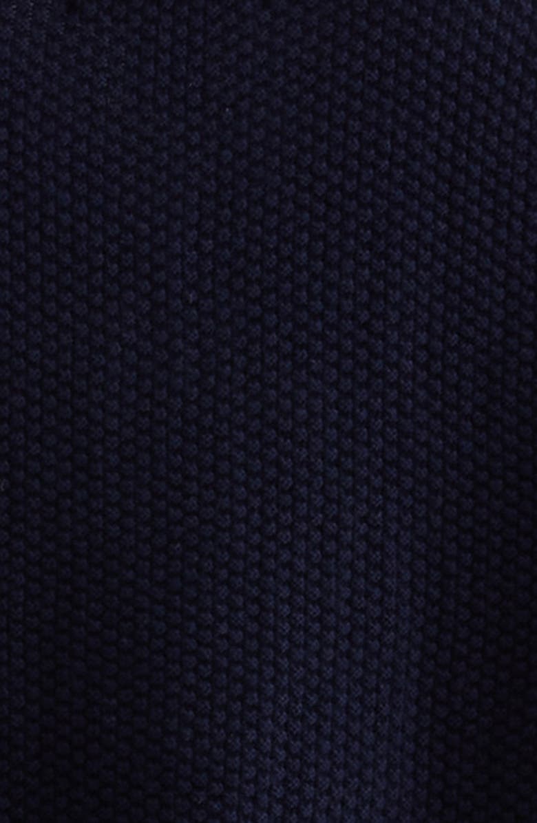 Nordstrom Kids' Tipped Cotton Polo Sweater, Alternate, color, Navy Peacoat