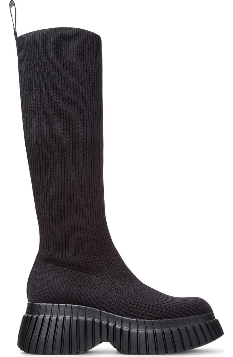 Camper Pix Platform Tall Boot, Alternate, color, Black