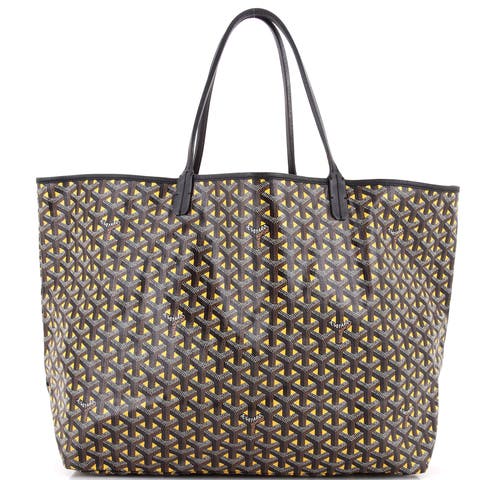 Saint Louis Tote Claire Voie Coated Canvas GM