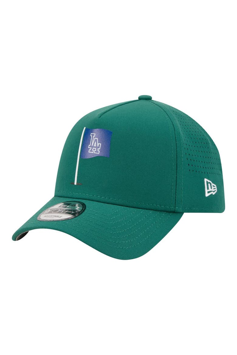 Men's New Era  Green Los Angeles Dodgers Pin Seeker 9FORTY A-Frame Adjustable Hat, Alternate, color, Green