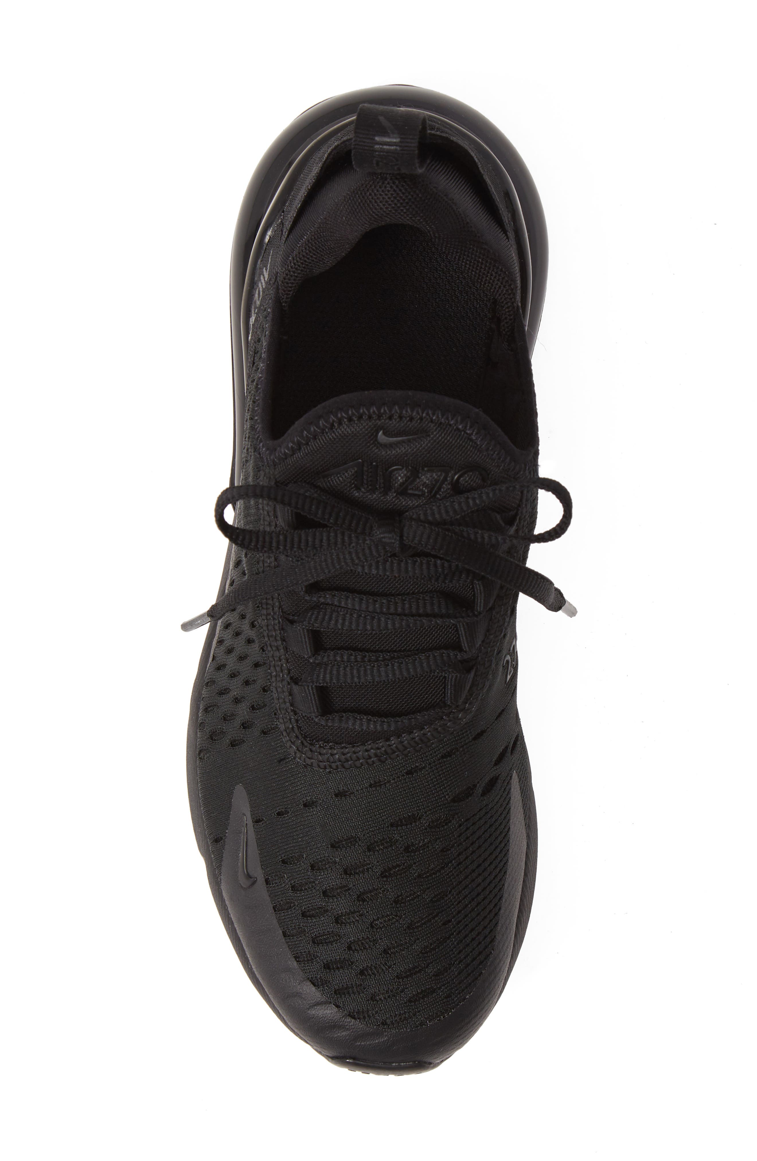 Nike Air Max 270 Sneaker, Alternate, color, Black/ Black