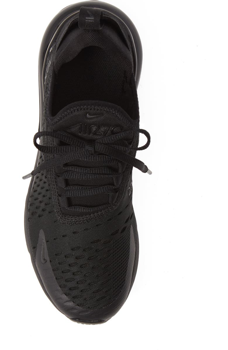 Nike Air Max 270 Sneaker, Alternate, color, Black/ Black