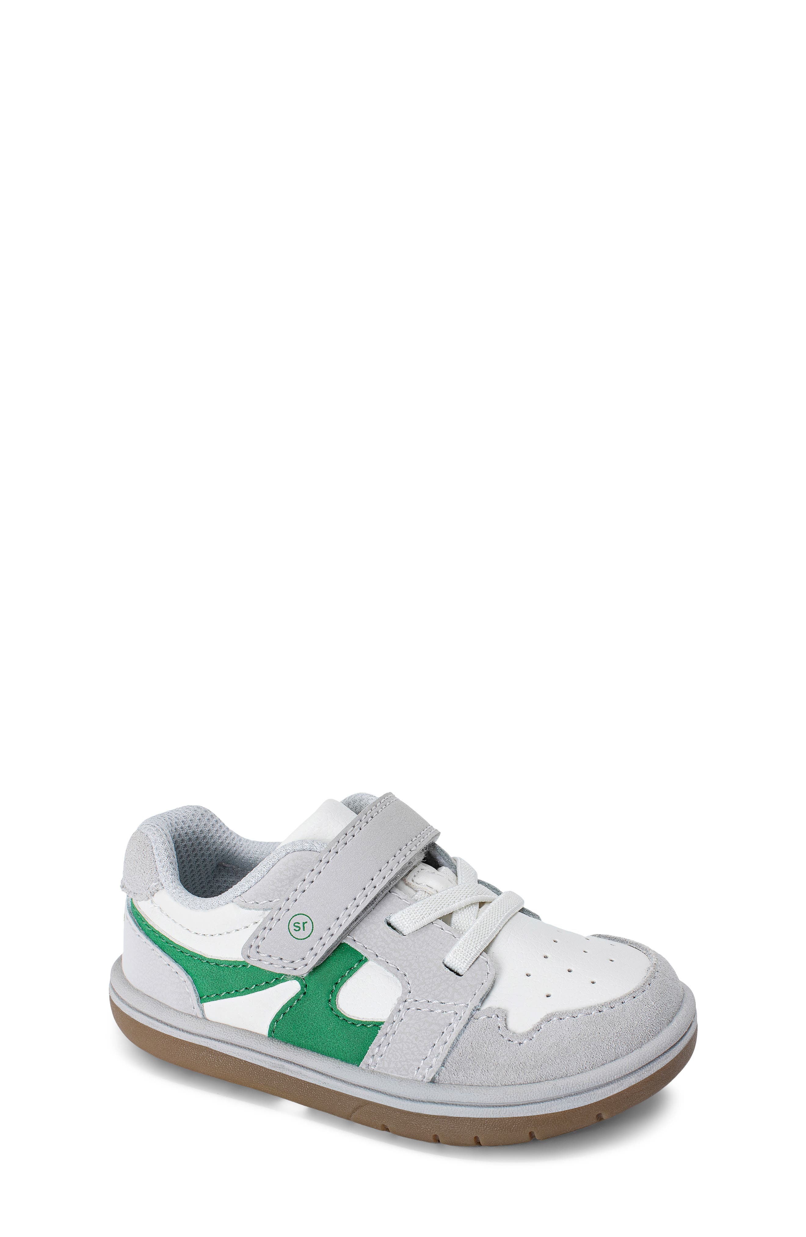 Stride Rite Kids' London SRTech<sup>™</sup> Sneaker, Main, color, White/ Green