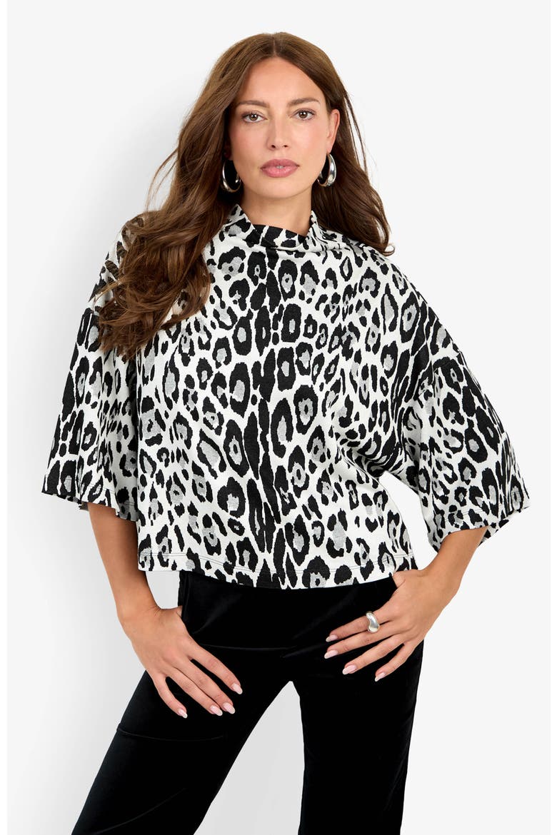 Sidony Top, Alternate, color, Snow Leopard