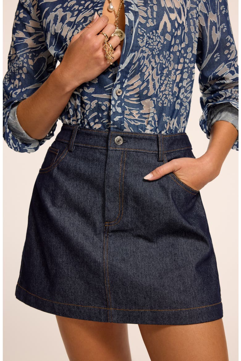 June Burnout Shirtdress, Alternate, color, NAVY BURNOUT
