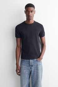 COS Slim Ribbed Cotton T-Shirt