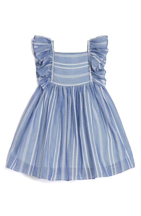 Kids' Chambray Stripe Dress (Little Kid)