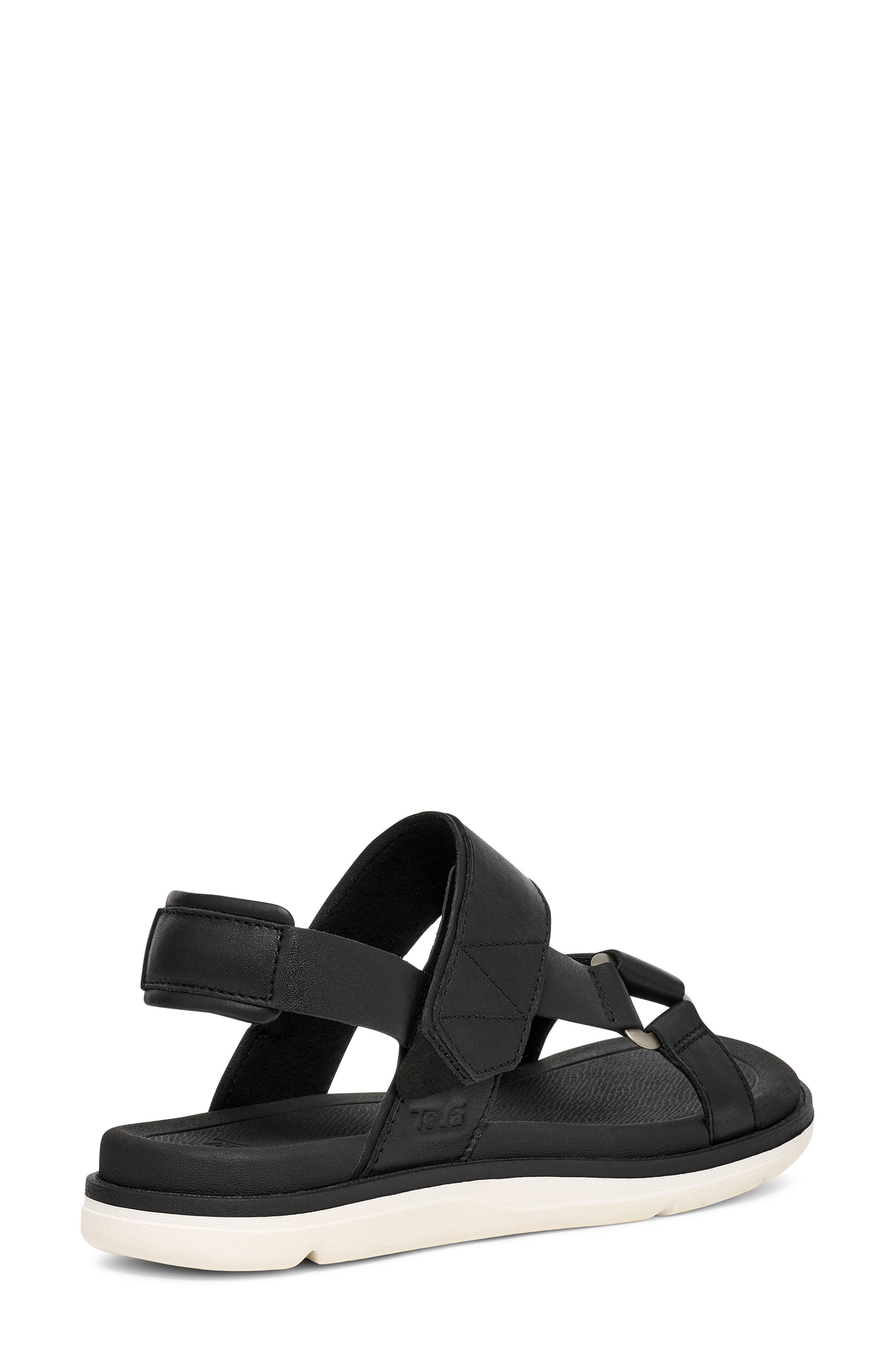 Teva Madera Slingback Sandal, Alternate, color, Black/ White
