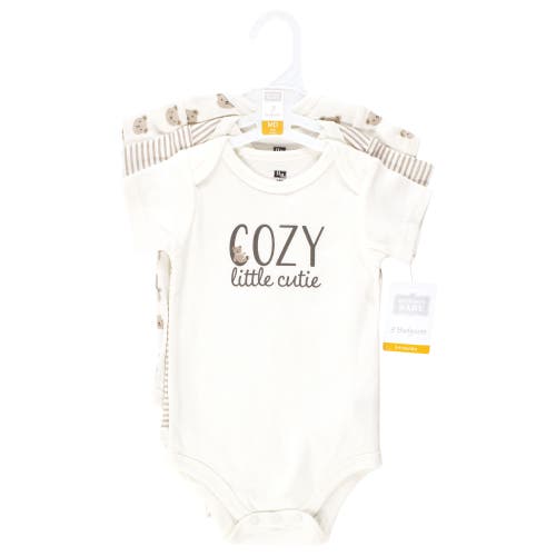 Hudson Baby Soft Cotton Bodysuit Triple Pack