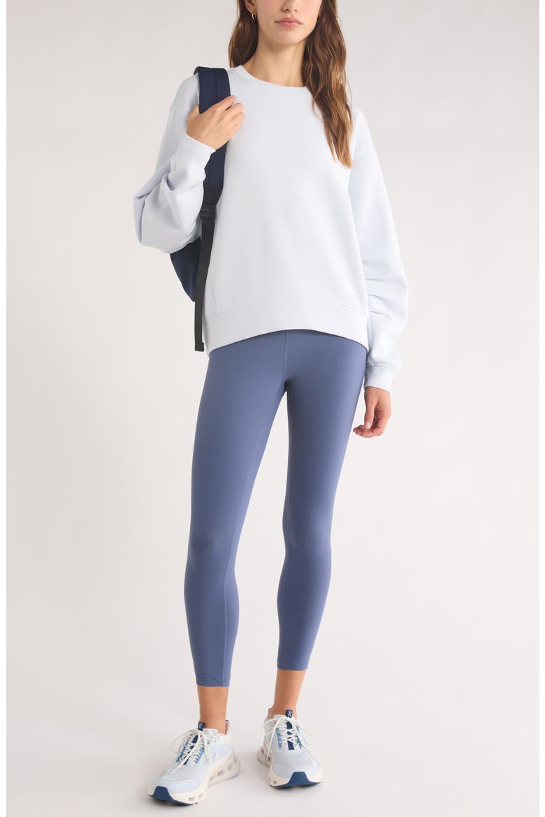 Cozy Scuba Knit Crew Sweatshirt, Alternate, color, BLUE ANCIENT